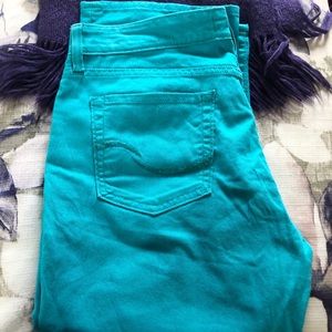 Women’s Levi Strauss Teal Denim Crops